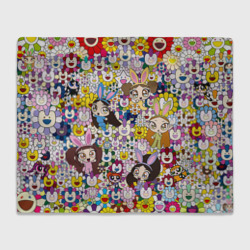 Плед 3D Right now NewJeans and Takashi Murakami