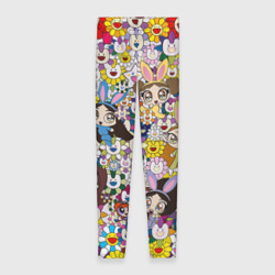 Леггинсы 3D Right now NewJeans and Takashi Murakami