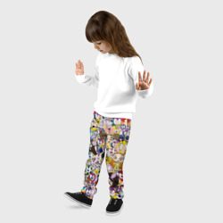 Детские брюки 3D Right now NewJeans and Takashi Murakami - фото 2