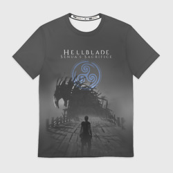 Мужская футболка 3D Hellblade - Sign