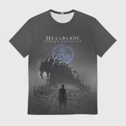 Мужская футболка 3D Hellblade - Sign