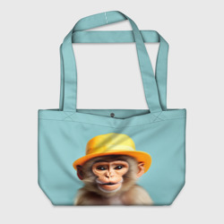 Мартышка в шляпе – Пляжная сумка 3D с принтом купить