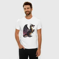 Мужская футболка хлопок Slim HOMM3 Black Dragon - фото 2