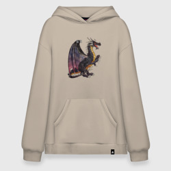 Худи SuperOversize хлопок HOMM3 Black Dragon