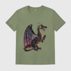 Мужская футболка хлопок HOMM3 Black Dragon