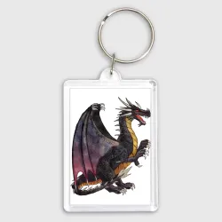 Брелок прямоугольный 35*50 HOMM3 Black Dragon