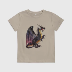 Детская футболка хлопок HOMM3 Black Dragon