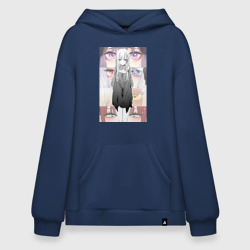 Худи SuperOversize хлопок Эта фарфоровая кукла влюбилась Марин Китагава коллаж