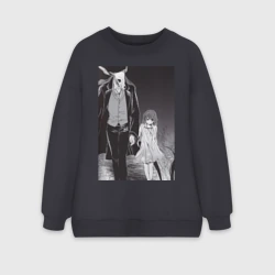 Женский свитшот oversize без начеса хлопок Невеста чародея Тисэ Хатори манга