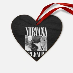 Деревянная игрушка Сердце Nirvana first album