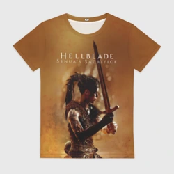 Женская футболка 3D Game Hellblade