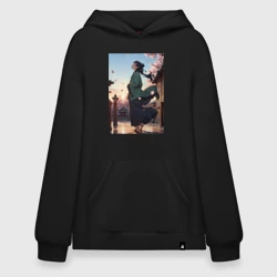 Худи SuperOversize хлопок Монолог фармацевта Маомао во дворце