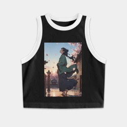 Женская укороченная майка-топ хлопок Монолог фармацевта Маомао во дворце