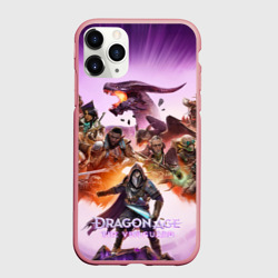 Чехол для iPhone 11 Pro Max матовый Герои Dragon age the veilguard