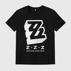 Мужская футболка хлопок Zenless zone zero лого