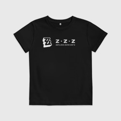 Детская футболка хлопок Zenless zone zero логотип