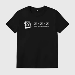 Мужская футболка хлопок Zenless zone zero логотип