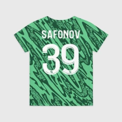 Детская футболка 3D Сафонов ПСЖ форма 24/25