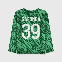 Детский лонгслив 3D Сафонов ПСЖ форма 24/25