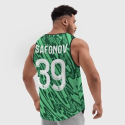 Мужская спортивная майка 3D Сафонов ПСЖ форма 24/25 - фото 2