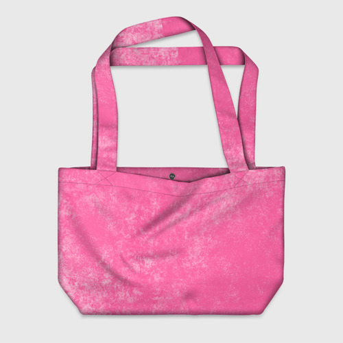 Пляжная сумка с принтом Pink bleached splashes, вид спереди №1