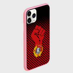 Чехол для iPhone 11 Pro Max матовый Возвращение СССР - Ленин - фото 2