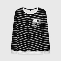 Мужской свитшот 3D Thirty Seconds to Mars pattern optic