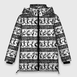 Женская зимняя куртка Oversize Боги индейцев хайда - Кокопелли