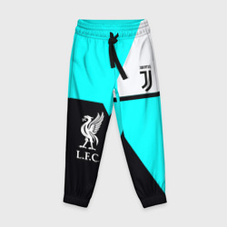 Детские брюки 3D Juventus x Liverpool geometry 