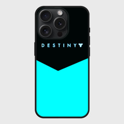 Чехол силиконовый для Apple iPhone 15 Pro матовый Destiny action geometry
