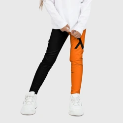 Детские леггинсы 3D Half life краски оранж - фото 2