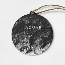 Деревянная игрушка круг Jaguar black graphite