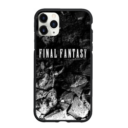 Чехол для iPhone 11 Pro Max матовый Final Fantasy black graphite