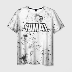 Мужская футболка 3D Sum41 dirty ice