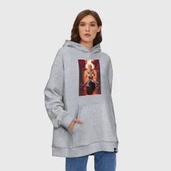 Худи SuperOversize хлопок Хвост Феи Нацу Драгнил дракон - фото 2