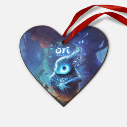 Деревянная игрушка Сердце Сова Ku Ori and the Will of the Wisps