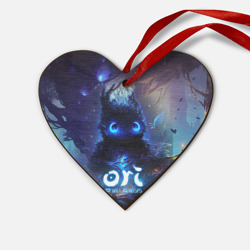 Деревянная игрушка Сердце Ori сова в слепом лесу