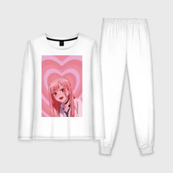 Женская пижама с лонгсливом хлопок Эта фарфоровая кукла влюбилась Марин Китагава сердце