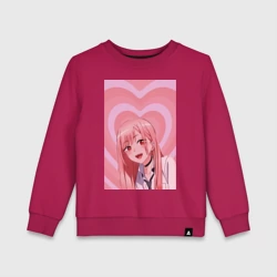 Детский свитшот хлопок Эта фарфоровая кукла влюбилась Марин Китагава сердце