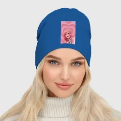 Женская шапка демисезонная Эта фарфоровая кукла влюбилась Марин Китагава сердце - фото 2