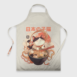 Фартук 3D Ramen and the cat