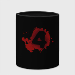 Кружка с полной запечаткой Left 4 Dead logo красный - фото 2