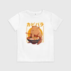 Детская футболка хлопок Japan style capybara