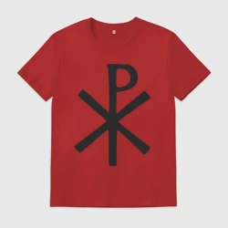 Мужская футболка хлопок Хризма Лабарум Рима - сим победиши