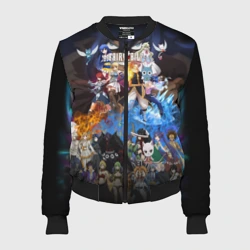 Женский бомбер 3D  Фейри Тейл