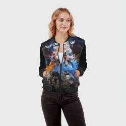 Женский бомбер 3D  Фейри Тейл - фото 2