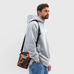 Сумка через плечо 3D Need for Speed red lava - фото 2