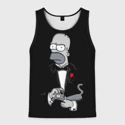 Мужская майка 3D Homer - the godfather 