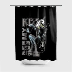 Штора 3D для ванной Bender - kiss