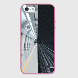 Чехол для iPhone 5/5S матовый Метро Москвы